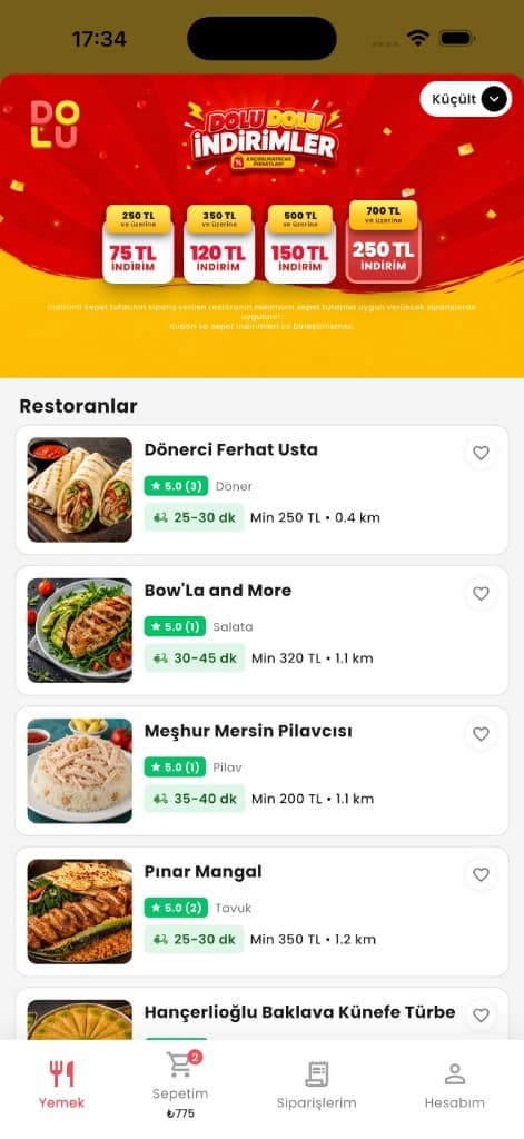 Dolu Yemek Restoranlar